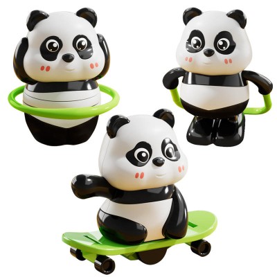 Chinese Panda Toy- 3pcs (Loop,Jump & Skateboard)